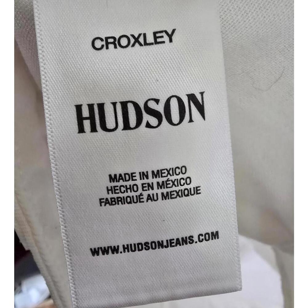 HUDSON - White Denim Shorts, Size 30 - Picture 5 of 5